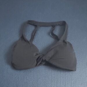BuffBunny Black Double Twist Sports Bra, Large, Excellent Condition